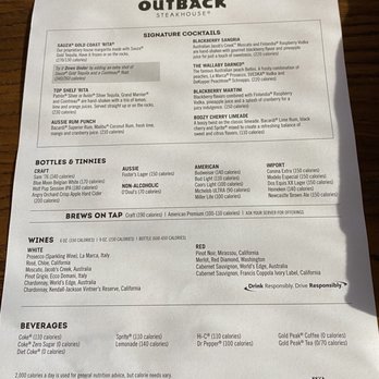 Outback Steakhouse - Limited COVID-19 Menu - Steakhouses Near Me - Raleigh, North Carolina Outback Steakhouse - Limited COVID-19 Menu - Steakhouses Near Me - Raleigh, North Carolina