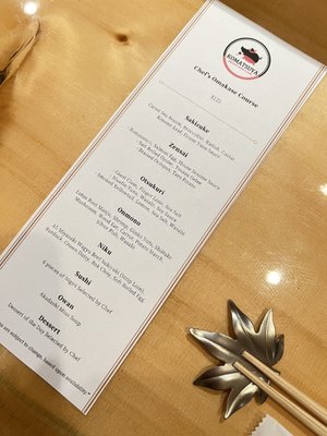 Menu photo 7 Komatsuya San Diego, CA