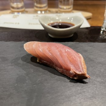 wa’z - This was the first nigiri and it was very dry (we think it's because we didn't dip it in soy sauce...) - Japanese Near Me - Seattle, Washington