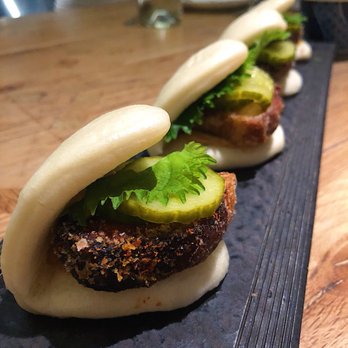 Kyu - Crisp Pork Belly Steamed Bun - Asian Fusion Near Me - Miami, Florida