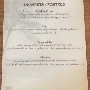 Avila's El Ranchito - Dessert Menu - Mexican Near Me - Orange, California Avila's El Ranchito - Dessert Menu - Mexican Near Me - Orange, California
