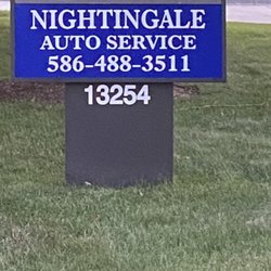Nightingale Auto Service - Sign