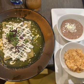 Sal Pique - Enchiladas Barbacoa De Salsa Verde - mild salsa (just as I like it). It was very flavorful, and I ate the whole thing. - Mexican Near Me - Park Ridge, Illinois Sal Pique - Enchiladas Barbacoa De Salsa Verde - mild salsa (just as I like it). It was very flavorful, and I ate the whole thing. - Mexican Near Me - Park Ridge, Illinois