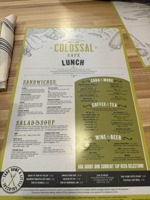 Menu photo 8 Colossal Cafe Saint Paul, MN