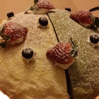 Bake Code  - North York - Green tea and vanilla crepe cake - Bakeries Near Me - Toronto, Ontario