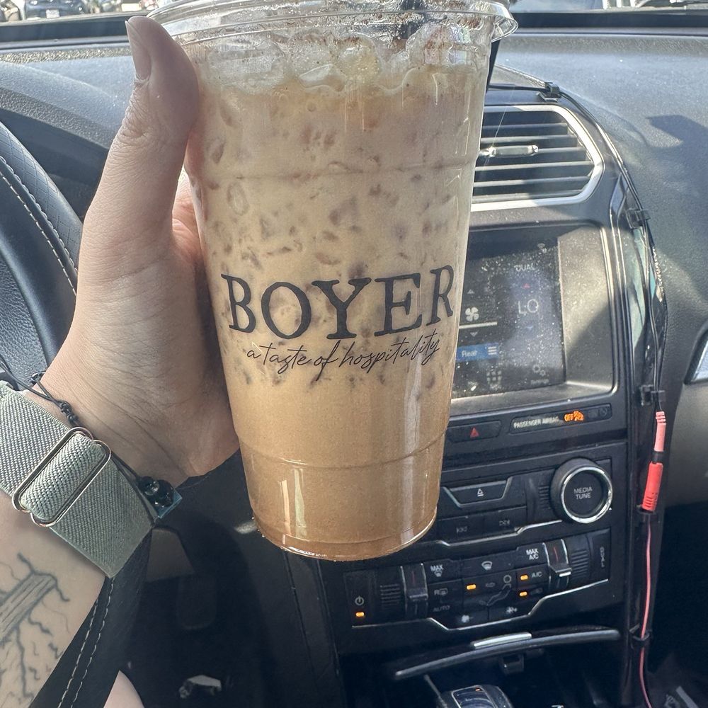 The Boyer Cafe - Maple brown sugar shaken espresso with oat milk - Bakeries Near Me - Sun City, Arizona The Boyer Cafe - Maple brown sugar shaken espresso with oat milk - Bakeries Near Me - Sun City, Arizona