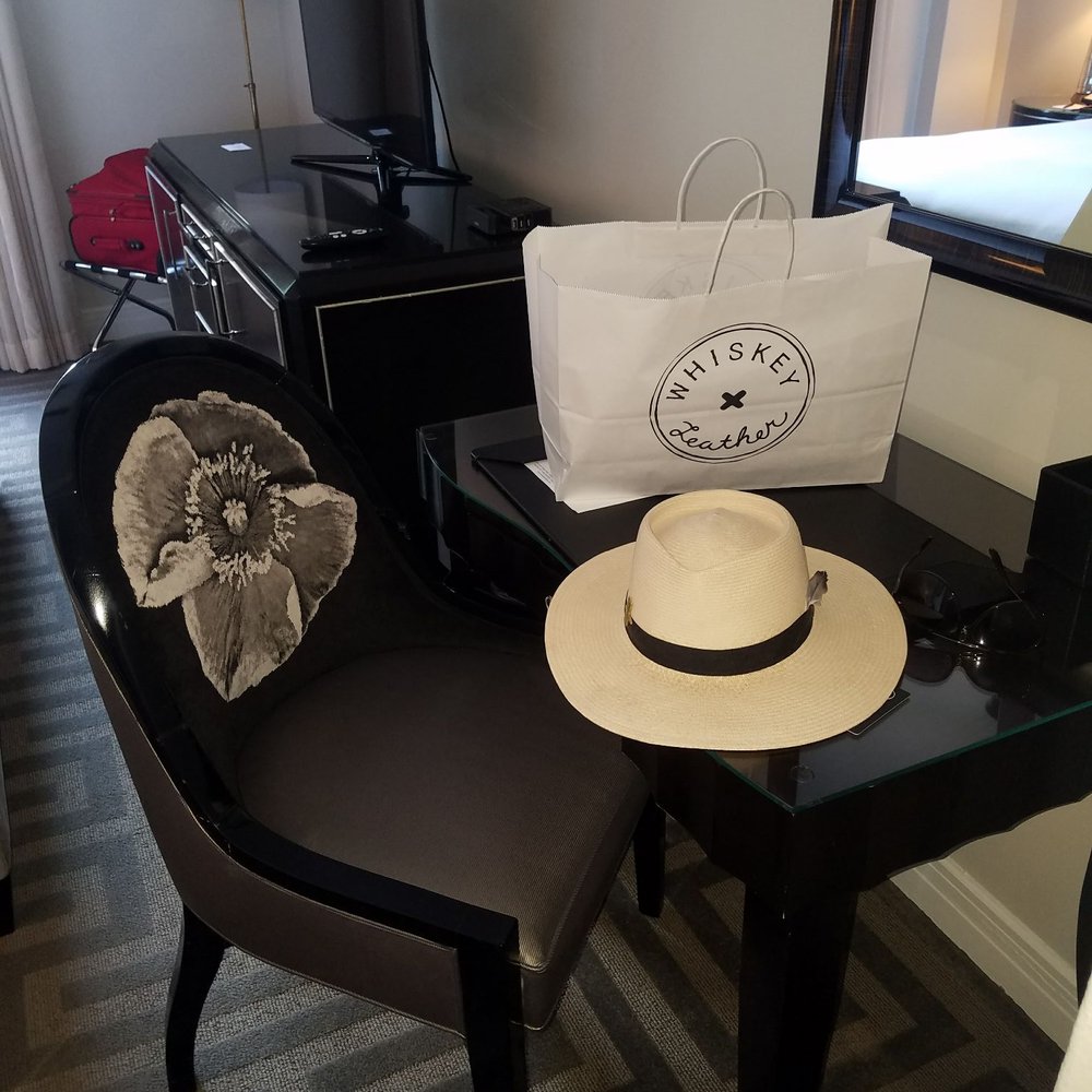 Montecito Inn - Hubby hat looks at home in our room. - Hotels Near Me - Santa Barbara, California Montecito Inn - Hubby hat looks at home in our room. - Hotels Near Me - Santa Barbara, California