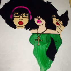 So Artz - Hand painted canvas!  Name: Mind, Body & Soul. Size: 30" x 40"