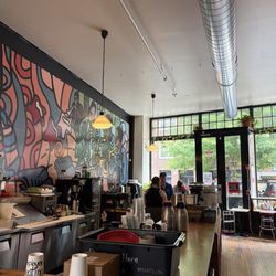 Mural and entrance