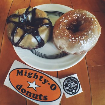 Mighty-O Donuts - chocolate peanut butter & French toast - Donuts Near Me - Seattle, Washington Mighty-O Donuts - chocolate peanut butter & French toast - Donuts Near Me - Seattle, Washington