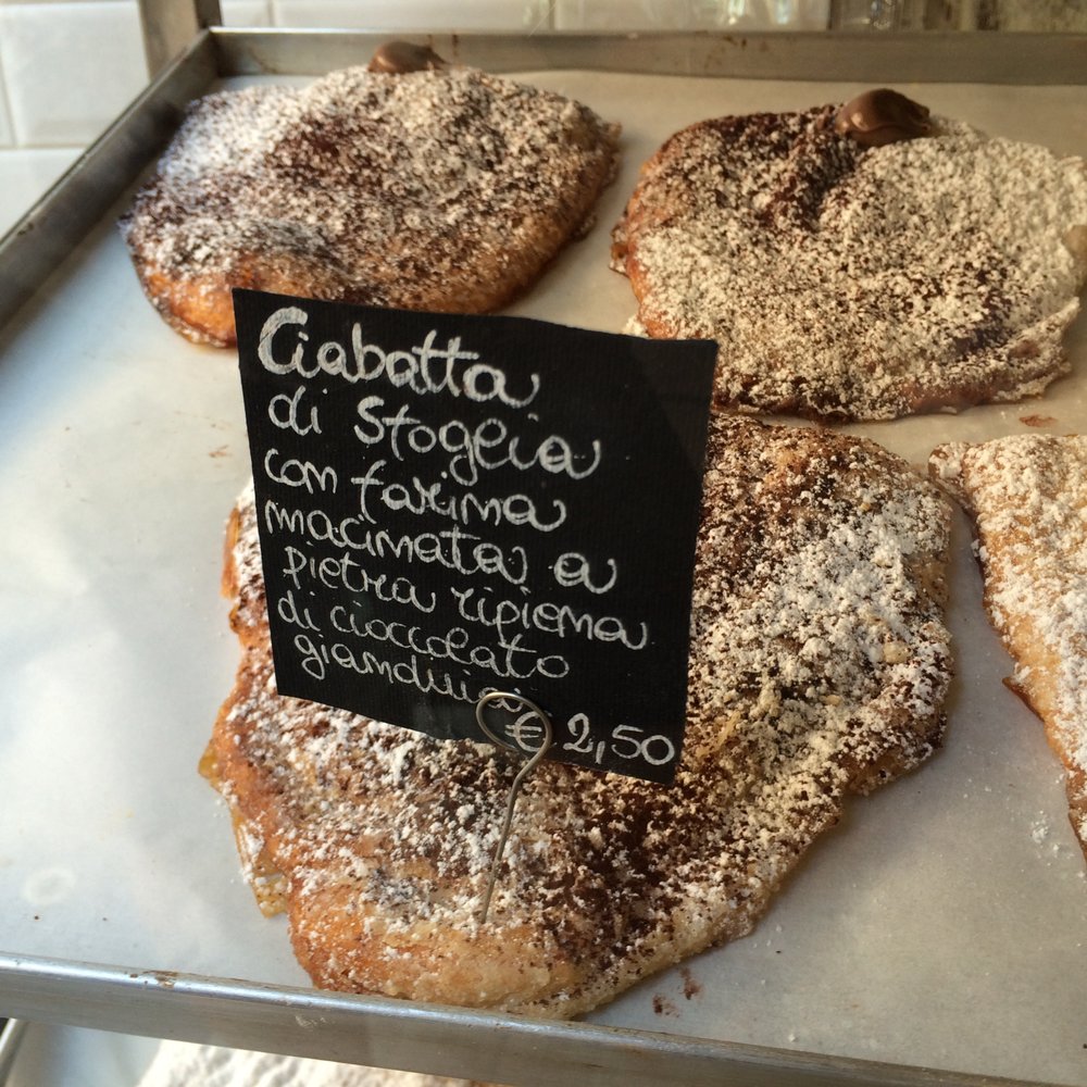 Ornelli - "Ciabatta di sfoglia" is kind of the pastry/dessert version of a calzone, as I discovered. Tasty goodness inside more tasty goodness. - Ice Cream & Frozen Yogurt Near Me - Rome, RM