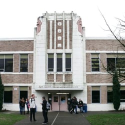 Gresham Barlow High School - Front entrance