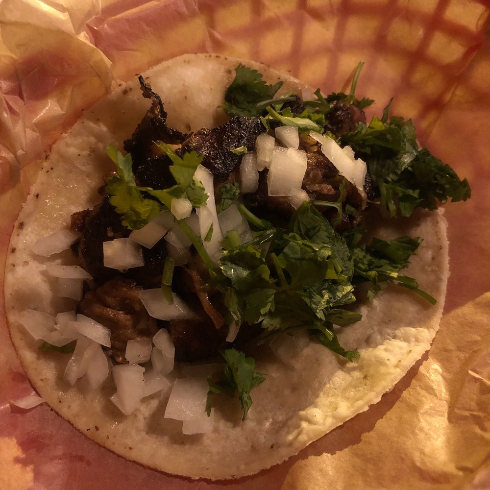 Taco Gordo - Carnitas taco (before hot sauce bar) - Tacos Near Me - Burlington, Vermont Taco Gordo - Carnitas taco (before hot sauce bar) - Tacos Near Me - Burlington, Vermont