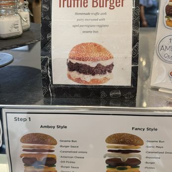 Amboy - Menu - New? Truffle burger (3/2024) - Steakhouses Near Me - Los Angeles, California