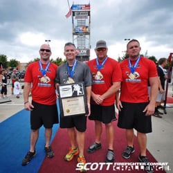 Mr Restore - Celebrating a good combat challenge event with Farmers Branch Fire