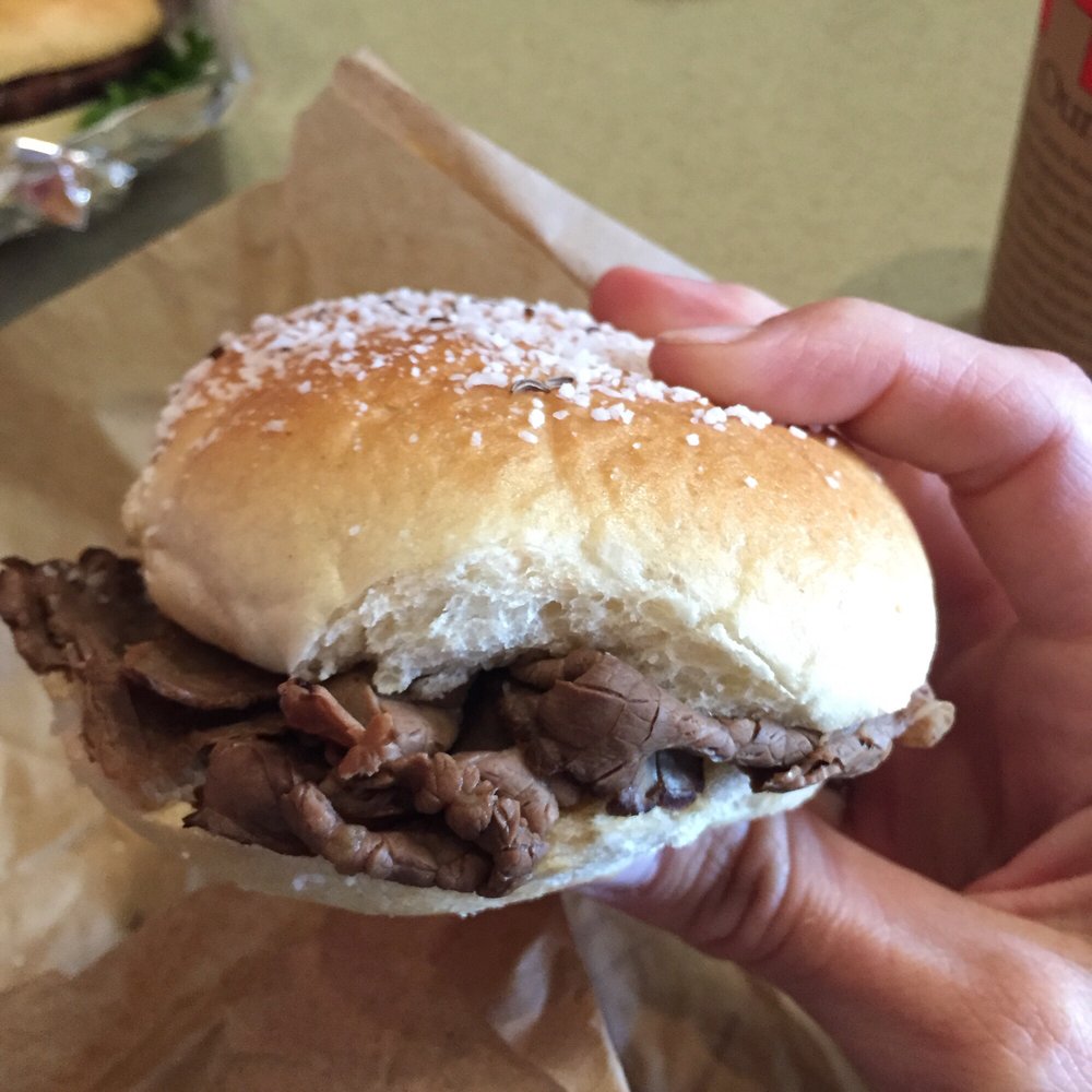 Anderson's Frozen Custard - Roast beef on a "wek" roll - Ice Cream & Frozen Yogurt Near Me - Williamsville, New York
