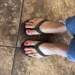 Pink for summer toe