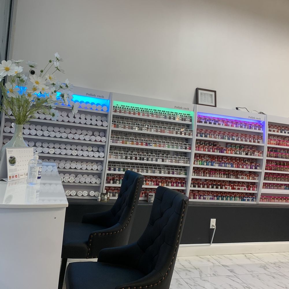 Wall of nail color Wall of nail color