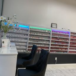 Wall of nail color Wall of nail color