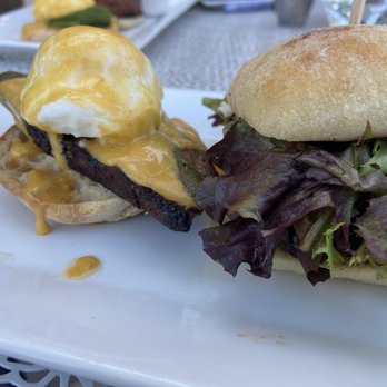 TASTE! Craft Eatery - Paso Robles - Cowboy Benedict and eves burger (no- I did not order a lettuce sandwich ) - Salad Near Me - Paso Robles, California TASTE! Craft Eatery - Paso Robles - Cowboy Benedict and eves burger (no- I did not order a lettuce sandwich ) - Salad Near Me - Paso Robles, California