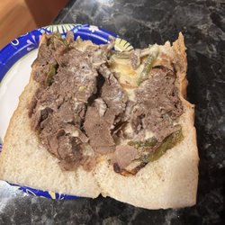 Suppa's Pizza & Subs - Half sub with 1/4 of the meat.