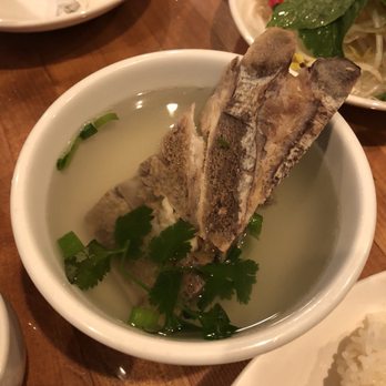 Green Lemongrass - Bone soup included with lemongrass chicken - Vietnamese Near Me - Vancouver, British Columbia