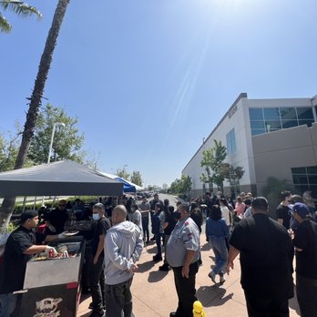 The Taco Guy Catering - Employees getting their tacos - Caterers Near Me - Pasadena, California
