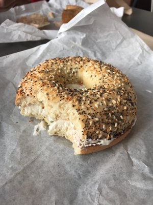 Great American Bagel-Free parking by null