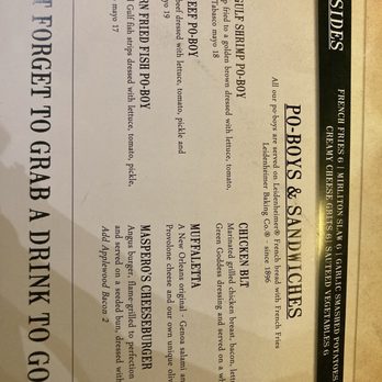 The Original Pierre Maspero's - Menu - Cajun/Creole Near Me - New Orleans, Louisiana The Original Pierre Maspero's - Menu - Cajun/Creole Near Me - New Orleans, Louisiana