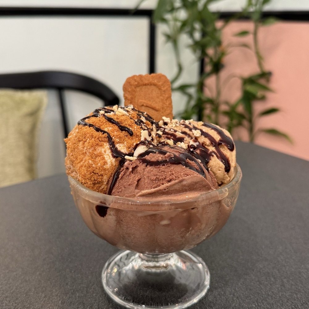 Le Parfait - Lotus Biscoff, Coffee and Chocolate in Royal Cup - Ice Cream & Frozen Yogurt Near Me - Vancouver, British Columbia