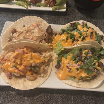 Bar Keeps Eatery and Taps - Korean BBQ Beef tacos (2) Sweet Chili Pork Taco Baja Shrimp - Bars Near Me - Nacogdoches, Texas Bar Keeps Eatery and Taps - Korean BBQ Beef tacos (2) Sweet Chili Pork Taco Baja Shrimp - Bars Near Me - Nacogdoches, Texas