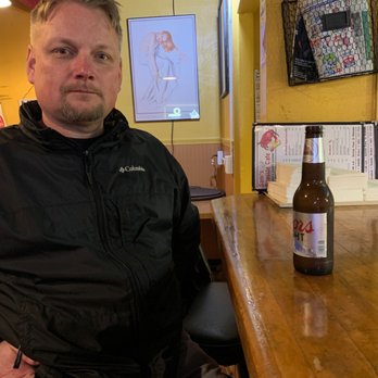 Sam's Seaside Cafe - Drinking with this sexy man. - Seafood Near Me - Seaside, Oregon