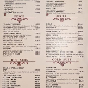 D'Parma Restaurant - Menu - Italian Near Me - Boston, Massachusetts D'Parma Restaurant - Menu - Italian Near Me - Boston, Massachusetts