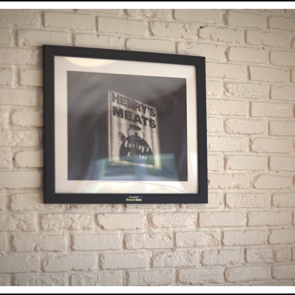 Earley's Kitchen - wall-hanging homage to "Way back When..." - Southern Near Me - Tallahassee, Florida Earley's Kitchen - wall-hanging homage to "Way back When..." - Southern Near Me - Tallahassee, Florida