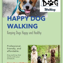 Happy Dog Walking