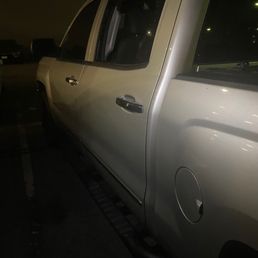 Broken driver's side window Broken driver's side window