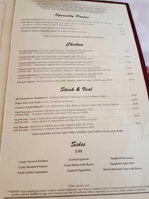 Menu photo 7 Maggiano's Little Italy Durham, NC Menu photo 7 Maggiano's Little Italy Durham, NC