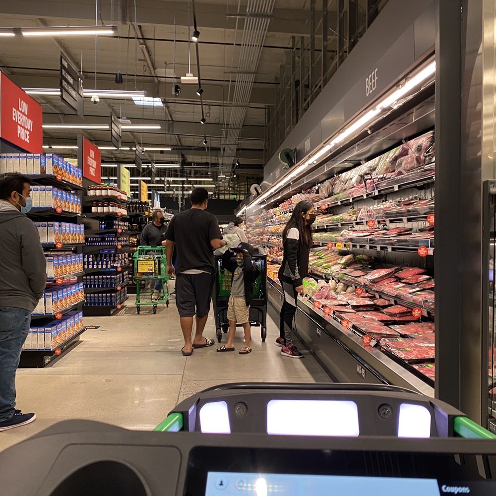Amazon Fresh - Views from the electric cart! - Grocery Near Me - Fullerton, California