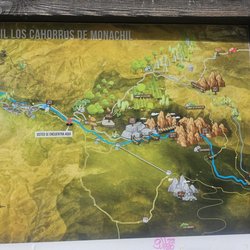 los Cahorros de Monachil Granada - Map