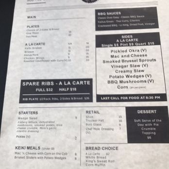 Easy ‘Que - Food menu - Barbeque Near Me - Kailua, Hawaii
