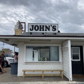 John's Drive In - people standing outside - Burgers Near Me - Kitty Hawk, North Carolina