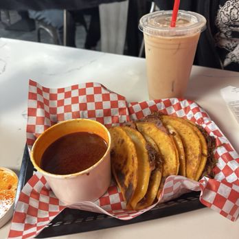 Tacos El Patron - Plates like this make me smile every time I'm back in OC. - Tacos Near Me - Anaheim, California