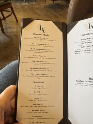 Menu photo 2 Liam Ash Cocktail Emporium Bardstown, KY Menu photo 2 Liam Ash Cocktail Emporium Bardstown, KY