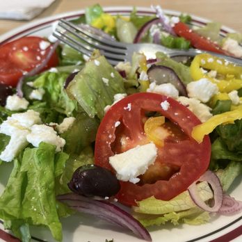 D'Villas - Greek salad very fresh ingredients - Italian Near Me - Flowery Branch, Georgia