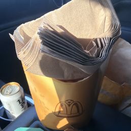 A "large fries" A "large fries"