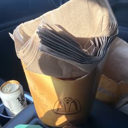 A "large fries"