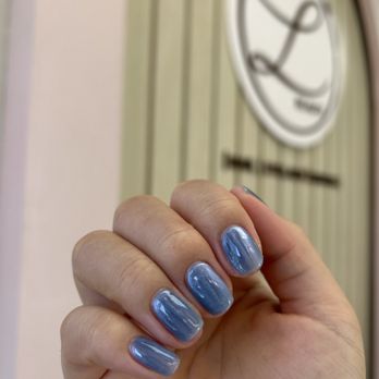 L Beauty - Blue Cateye - Nail Salons Near Me - Pasadena, California L Beauty - Blue Cateye - Nail Salons Near Me - Pasadena, California