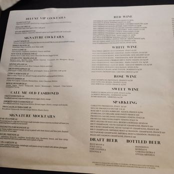 Deluxe Fun Dining - Menu - Bars Near Me - Charlotte, North Carolina