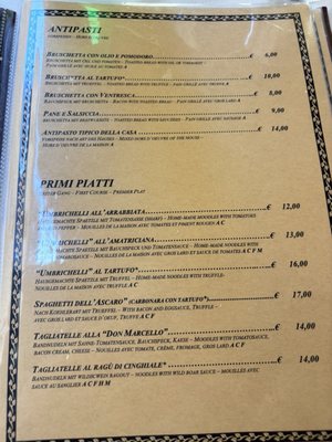 Menu photo 3 Trattoria La Palomba Orvieto, TR
