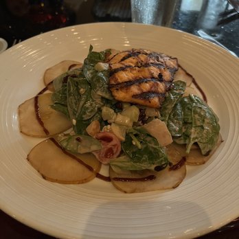 Grotto Ristorante - Pear carpaccio with added salmon - Italian Near Me - Houston, Texas